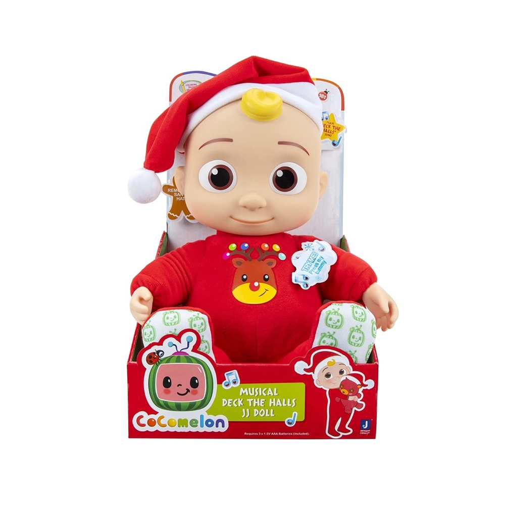 Cocomelon Musical Deck the Halls JJ Doll